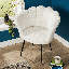 Afifah Scallop Barrel Occasional Accent Chair-567391866
