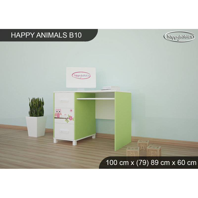 100cm Writing Desk, Green
