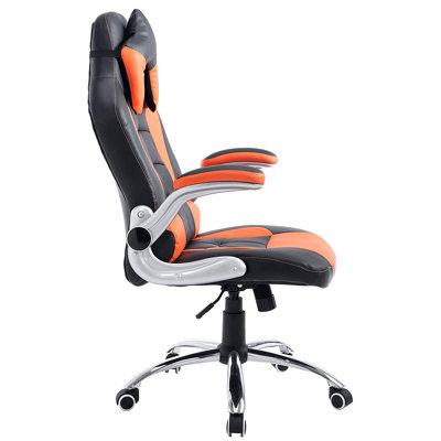 Symple Stuff Mansour Faux Leather PC & Racing Game Chair