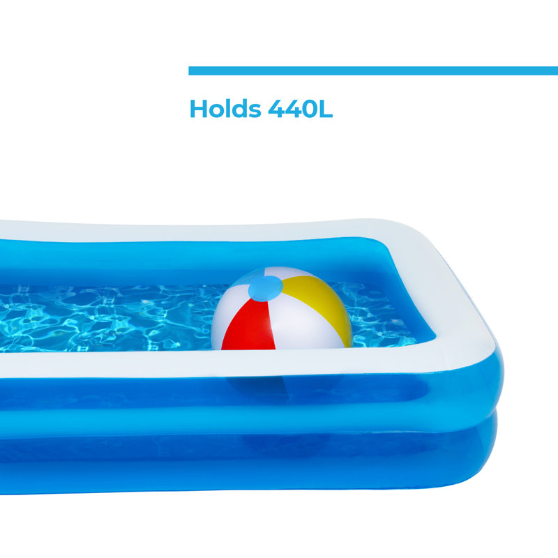 Aitanna Plastic Rectangle Inflatable Pool 50cm H x W x L, 50.00" x 150.00"