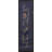 Framed Antique Blue Chinese Koi Fish Design Textile