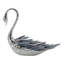 Sagebrook Home 6" Majesty Blue Kyanite Stone Sitting Metal Swan-532900091
