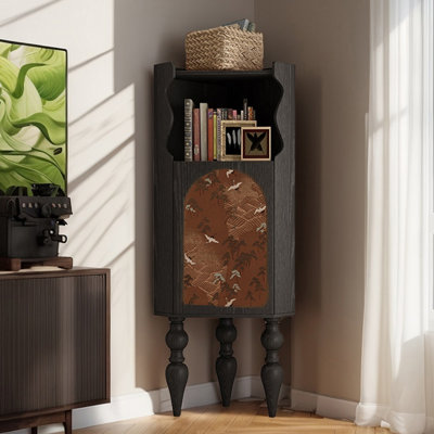 Bibliothèque d'angle polyvalente de style français