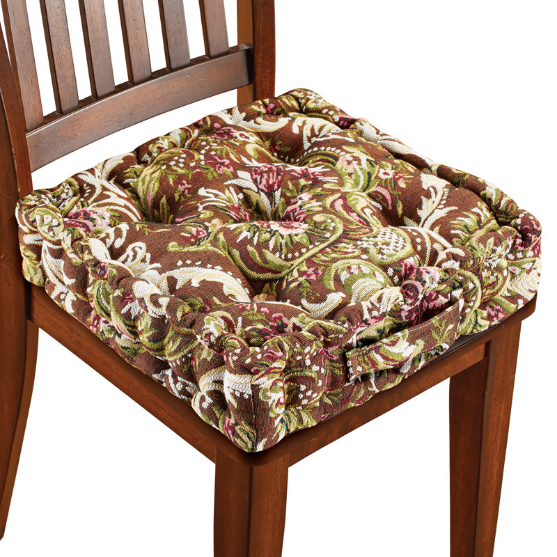 Coussin de siège intérieur rembourré épais, Chocolat