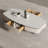 Modern simple sintered stone tea table