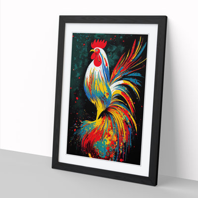 Leitersburg Rooster Paint Splatter Vol.1 - Single Picture Frame Print