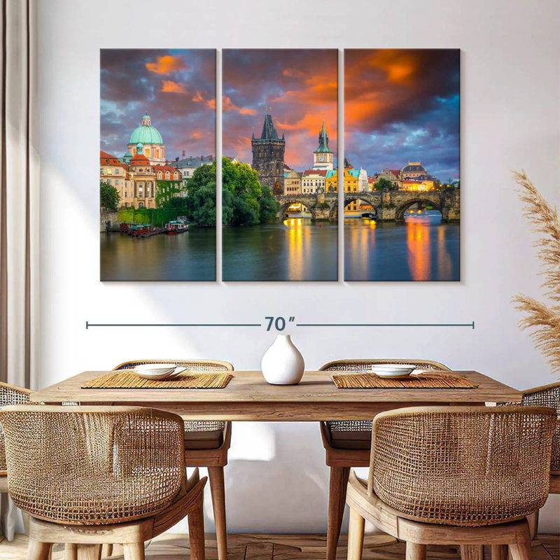 Pont Charles Lilie Vltava, H 42 po x l 65 po