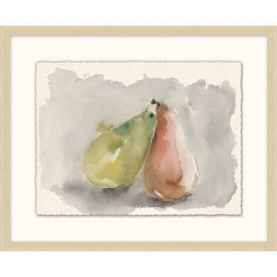 Récolte 4 - Peinture encadrée sur papier