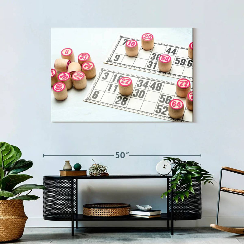 Senne Bingo Game, 30" H x 45" W
