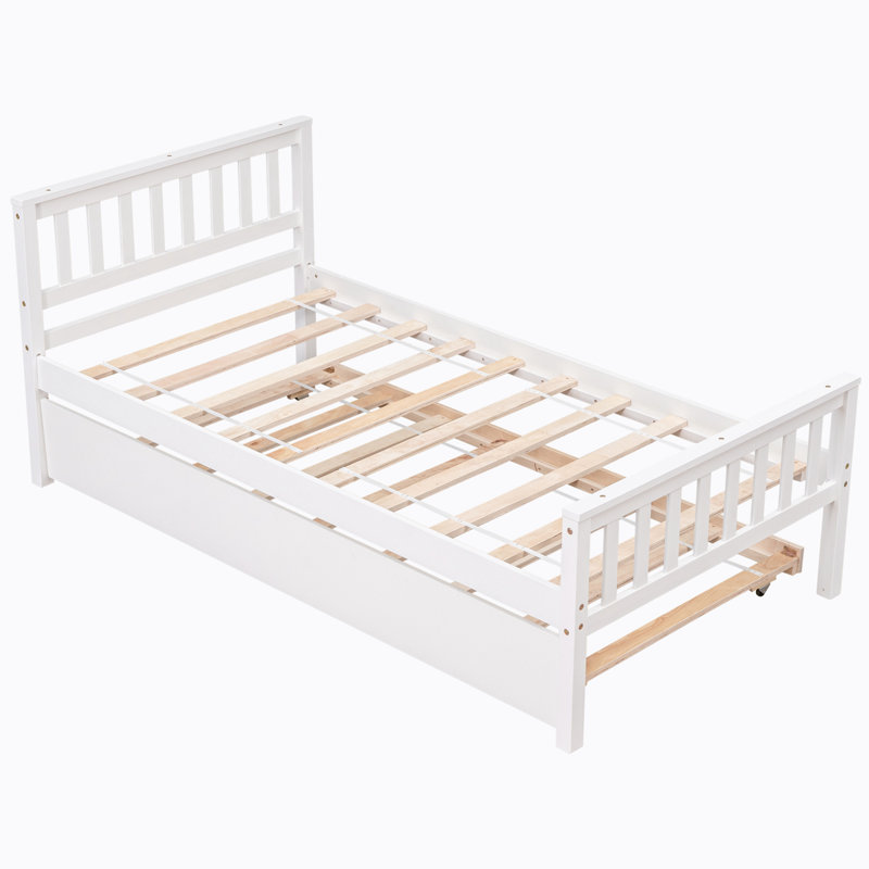 Lit plateforme Hephzibah, Blanc
