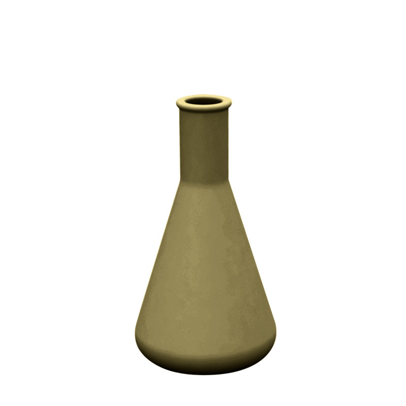 Vase de plancher en résine Chemistubes, Acier, H 25,5 po x l 14,25 po x P 14,25 po