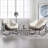 Outdoor Rattan Rocking Chair,Padded Cushion Rocker Recliner Chair Outdoor For Front Porch, Living Room, Patio, Garden-108814305