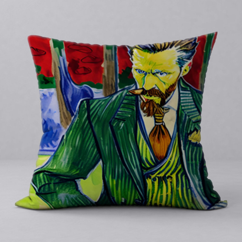Reversible Throw Pillow, 22"x22"