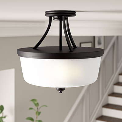 Turnalar Glass Semi Flush Mount
