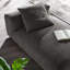 Chaise longue modulaire rembourrée en tissu Solace-101704624