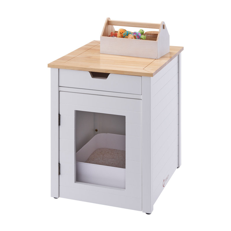 Table de bout avec tiroir 20 po Tucker Murphy Pet ™, Blanc