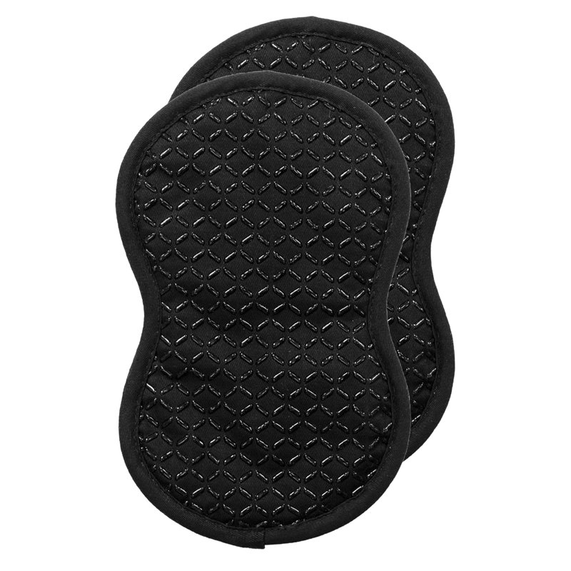 All-Clad Silicone Ogee Potholders (Set of 2), Black