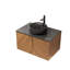 Meuble-lavabo mural avec lavabo rond en verre-279292234
