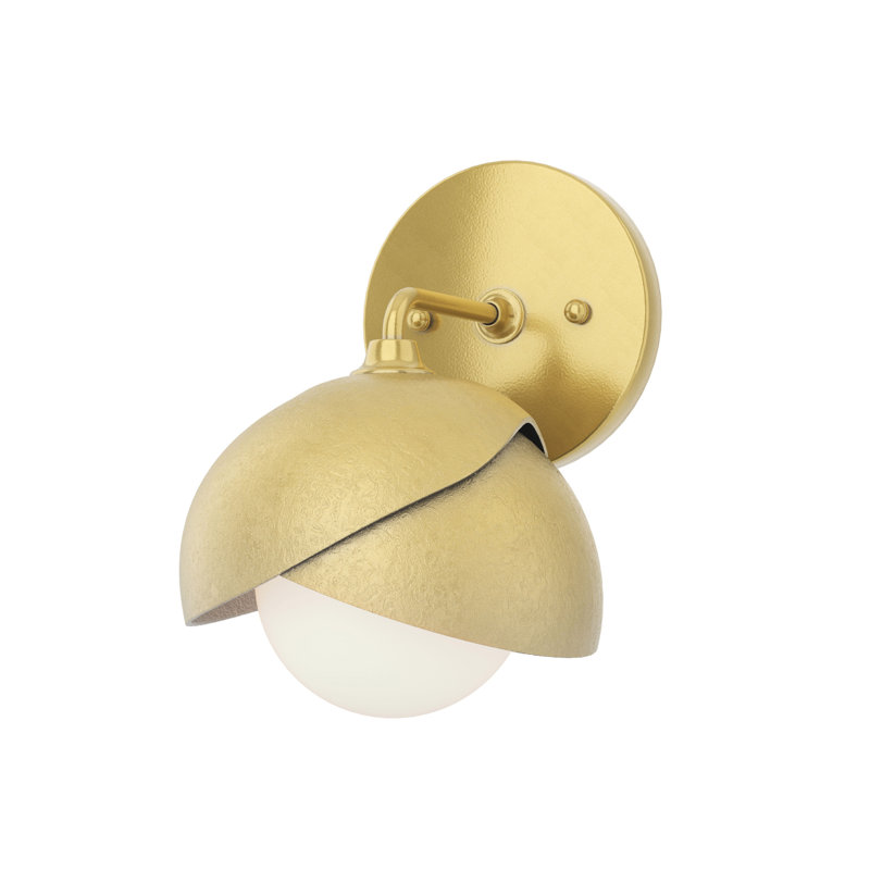 Brooklyn 1 - Light 8.6" Height Dimmable Bath Sconce, Modern Brass, Modern Brass