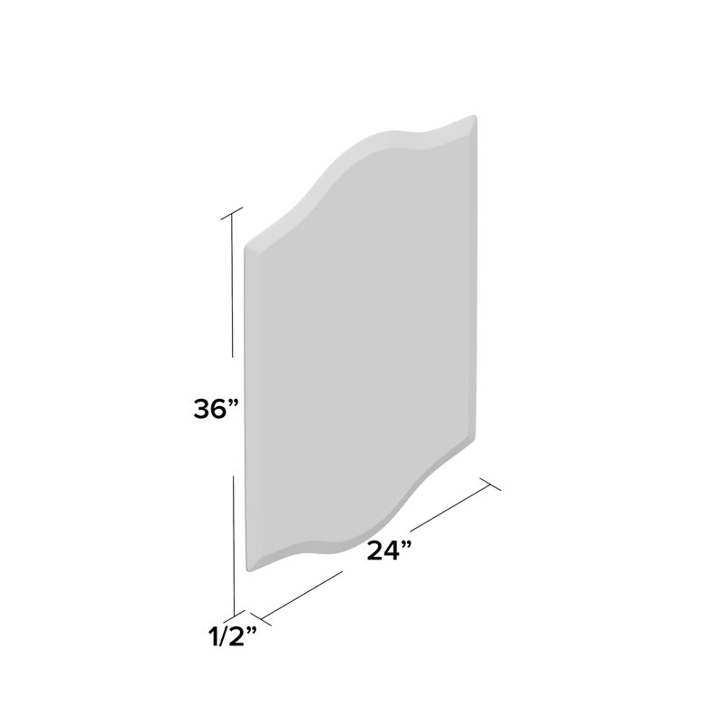 Miroir d'appoint Chalette, H 30 po x l 22 po