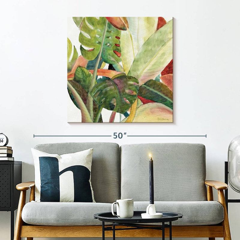 Harnek Tropical Lush Garden Square I, H 30 po x l 30 po