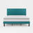 Aleiny Velvet Bed with Adjustable Upholstered Headboard-436444927-436444924