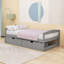 Lit plateforme en bois 2 tiroirs Kristle-1827577289