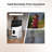 Penthouse Paws Smart HD Pet Feeder – 6L WiFi Automatic Cat & Dog Feeder with Camera, App Control, Voice Message, Stainless Steel - White-98469299