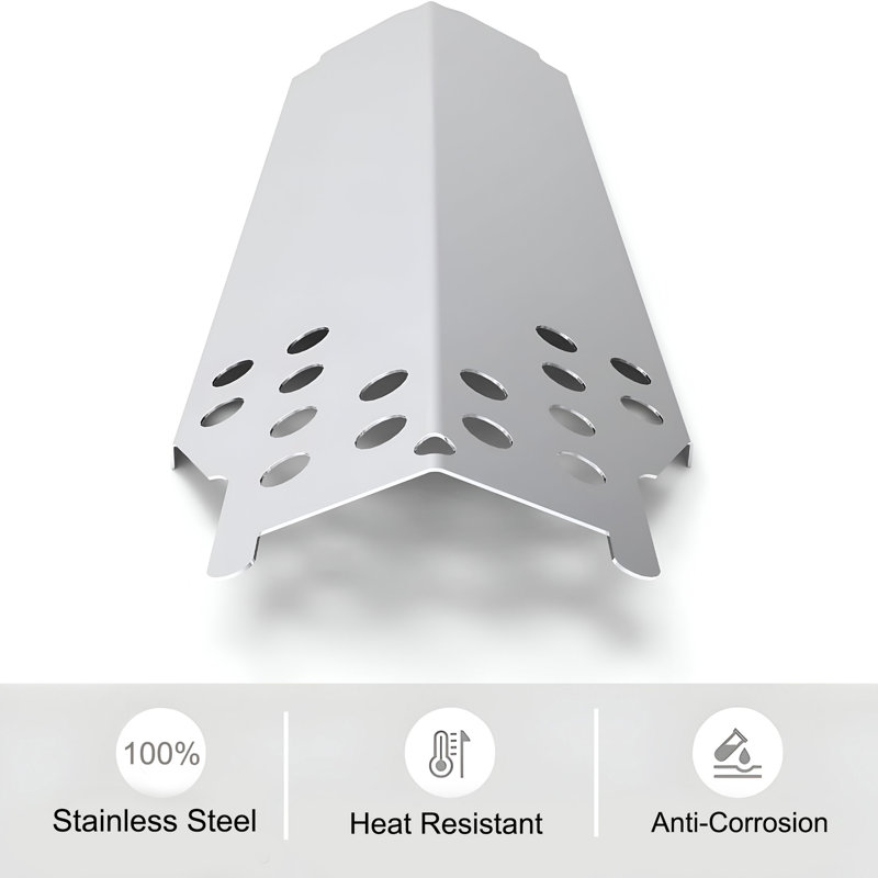 Quickflame 4'' W x 14'' D Metal Heat Plate