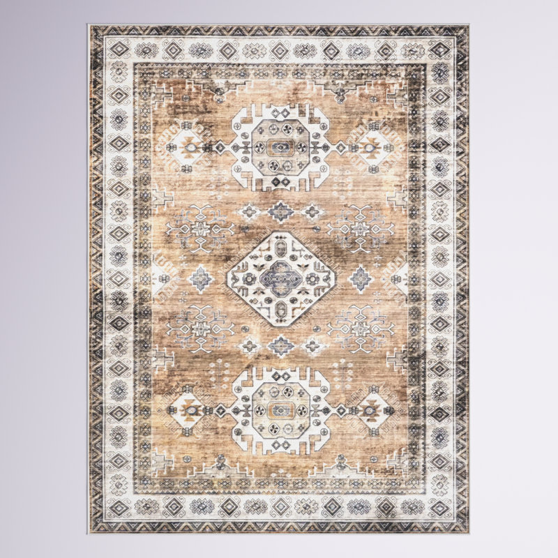 Tapis lavable à la machine Evelina, Rectangle 9 pi x 12 pi