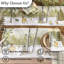  Ensemble de 4 napperons Woodland Winter