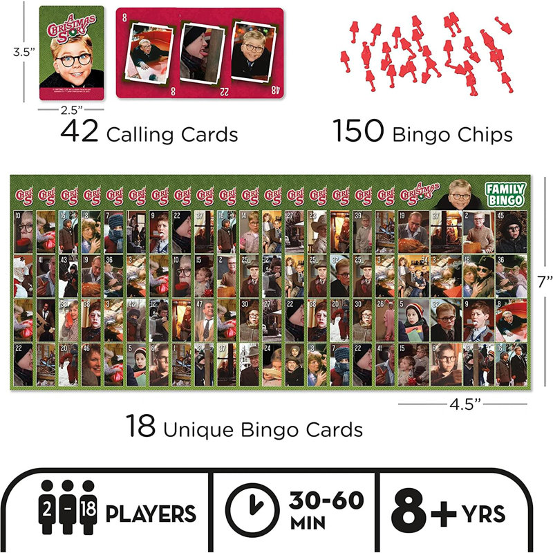Une histoire de Noël Bingo en famille