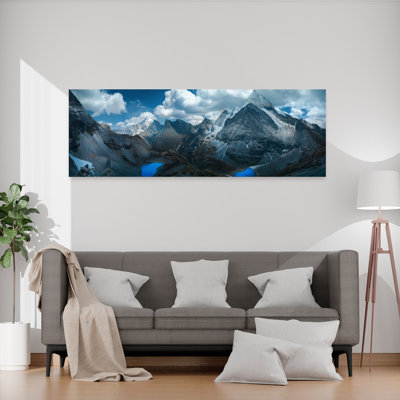 «Majestic Alpine Lakes Dramatic Serene Tranquil Landscape Mountain», art mural