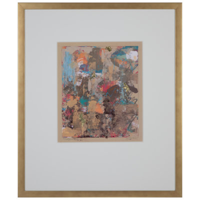 Amalgam V par J.Johns - peinture encadrée
