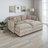 Modern Chenille Loveseat Sofa Couch With Ottoman-1360277077-1360277076