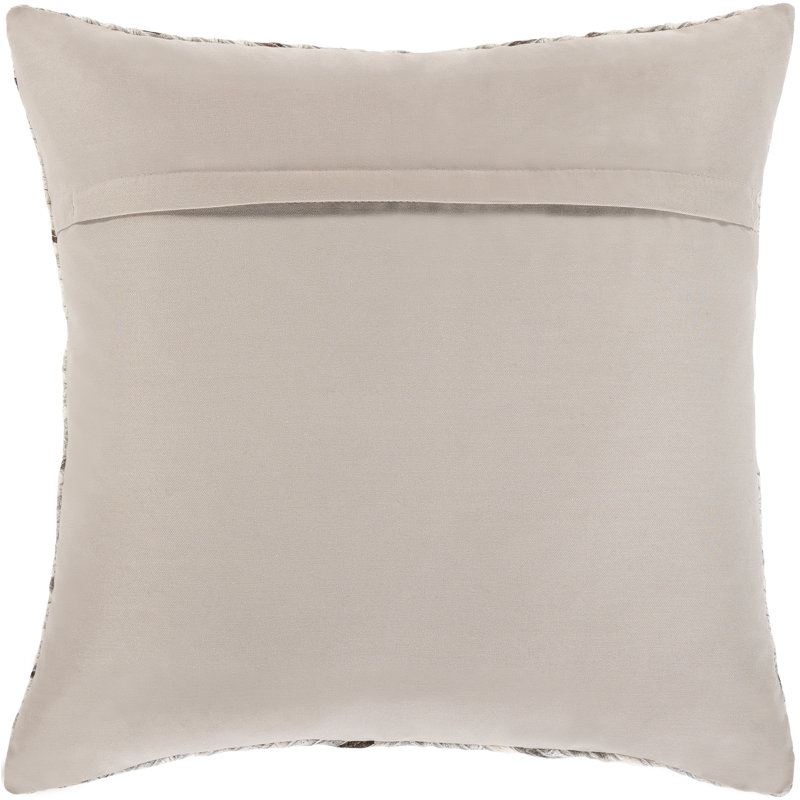  Housse de coussin carré en suède, Duvet