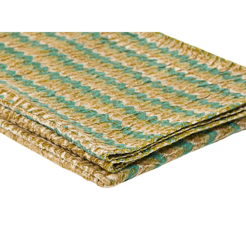 Kantha Quilted Throw Blanket