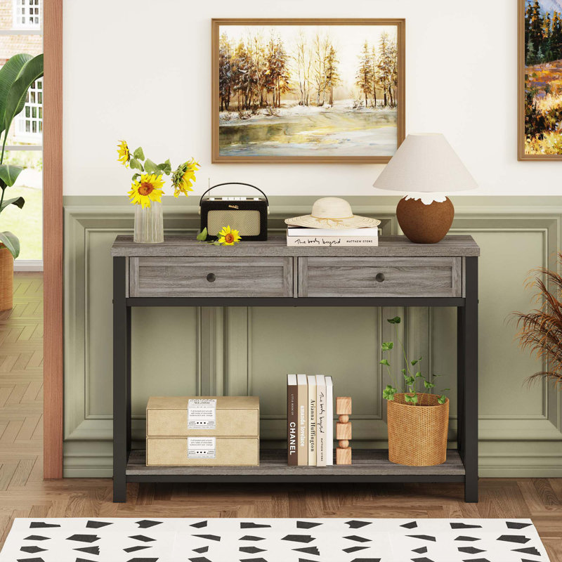 Console de 47,24 po Aust, Chêne gris
