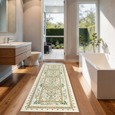 Tapis lavable moderne avec envers antidérapant