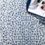 Tapis intérieur / extérieur ivoire / bleu marine Tyron-876685543