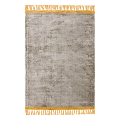 Allred Rectangle Viscose Hand Woven Dhurrie