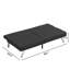 Canapé-lit convertible en simili lin 68,1 po x l 32,9 po x H 32,3 po