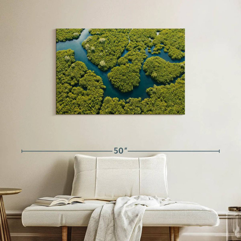 Alvord Lush Siargao Mangrove Forest, H 26 po x l 39 po