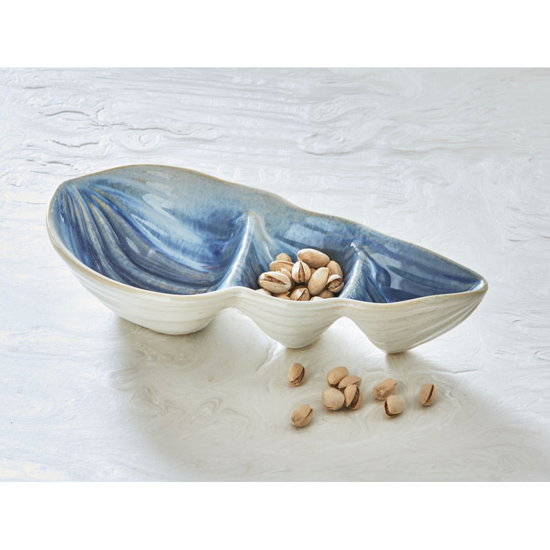 Conch Shell Divided Dish