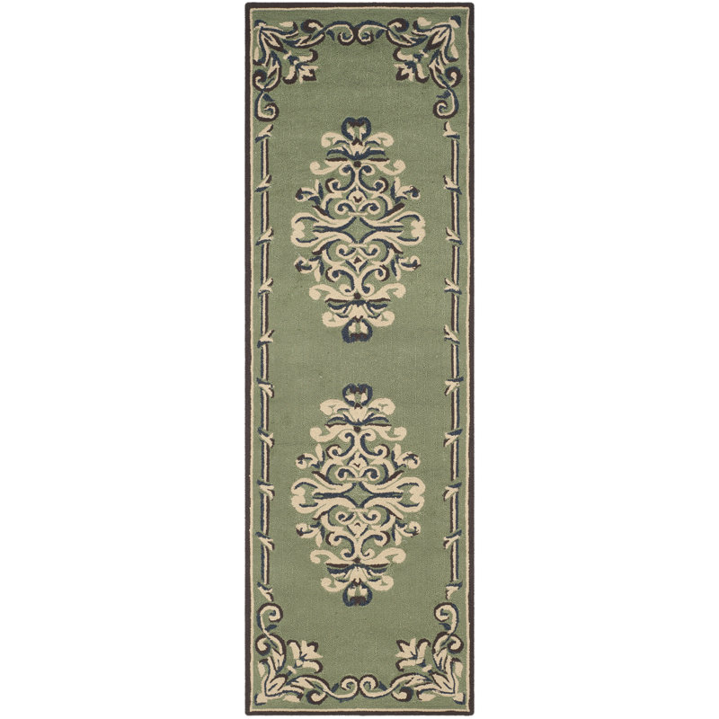 Orr Hand Hooked Performance Oriental Rug, Runner 2'6" x 8'