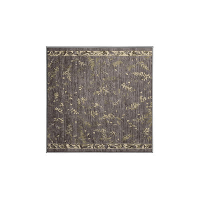 Tapis gris lavable à la machine