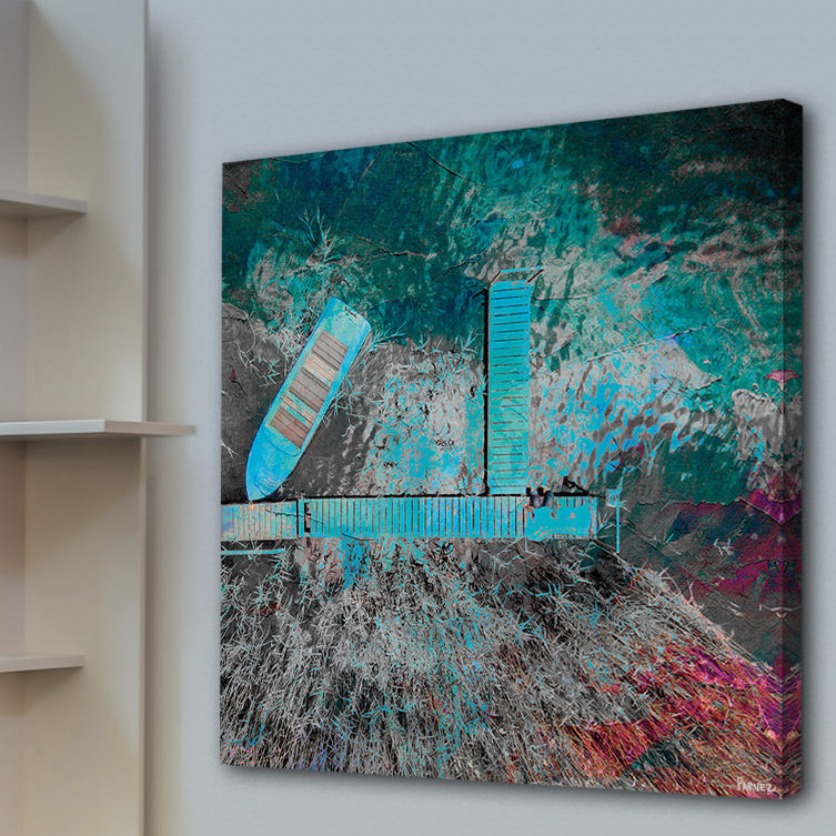 1 Piece Wrapped Canvas Wall Art, 61cm H x 61cm W x 3.8cm D