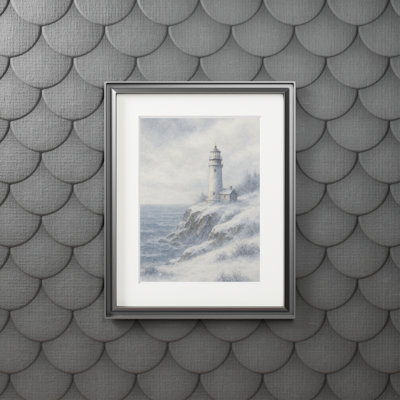 Clinger Single Picture Frame Print