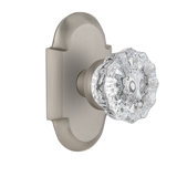 Cottage Plate with Crystal Door Knob