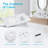 19" x 13" Glossy White Ceramic Drop-In Sink, 3 Holes, No Overflow, Premium Ceramic-130465595